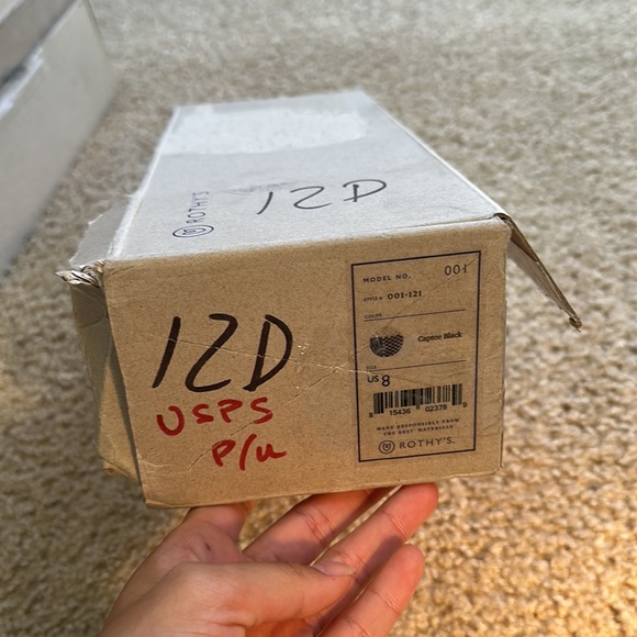 NWT Rothy’s Captoe Black Flats - Picture 8 of 9